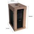 FOGAO BRASTEMP PISO 4 BOCAS PRETO COM MESA DE VIDRO E GRADES DUPLAS DE FERRO FUNDIDO (BFO4VAE)